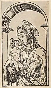 Virgin and Child Under an Arch