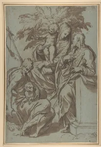 Virgin and Child with Saint John the Baptist and Saint Paul