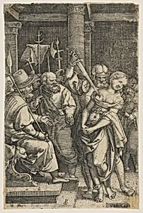 Virginia Killed by Her Father, Lucius Virginius by Georg Pencz