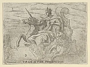 Virgo in Fide Fundata Sum by Anonymous, Italian, 16th century