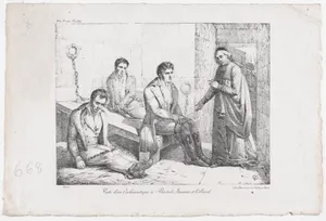 Visit of a Clergyman to Bastide, Sausion, and Collard