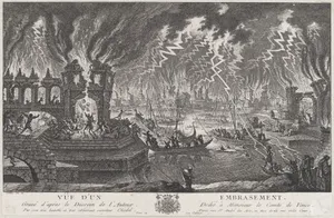 Vue d'un embrasement
