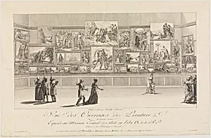 Vue des Ouvrages de Peinture by Antoine Maxime Monsaldy|G. Devisme