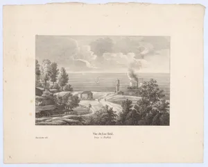 Vue du Lac Erié, Prise à Buffalo