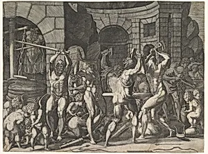 Vulcan's Forge by Master FG|Francesco Primaticcio
