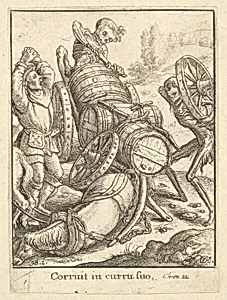 Waggoner, from the Dance of Death by Hans Holbein the Younger|Wenceslaus Hollar