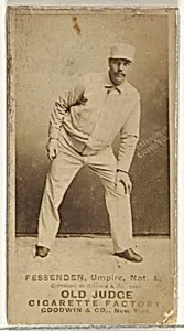 Wallace Fessenden, Umpire, National League, from the Old Judge series (N172) for Old Judge Cigarettes by Goodwin & Company