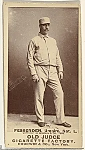 Wallace Fessenden, Umpire, National League, from the Old Judge series (N172) for Old Judge Cigarettes by Goodwin & Company