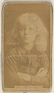 Wallie Eddinger, from the Actors and Actresses series (N45, Type 8) for Virginia Brights Cigarettes by Allen & Ginter