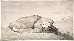 War Scene (A Female Casualty)