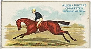 Wary, from The World's Racers series (N32) for Allen & Ginter Cigarettes by Allen & Ginter|Lindner, Eddy & Claus