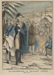 Washington at Valley Forge–December 1777–8