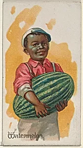 Watermelon, from the Fruits series (N12) for Allen & Ginter Cigarettes Brands by Allen & Ginter|George S. Harris & Sons
