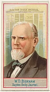 W.D. Bickham, Dayton Daily Journal, from the American Editors series (N1) for Allen & Ginter Cigarettes Brands by Allen & Ginter