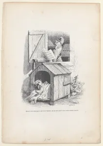 "When we do not want to see the dawn rise, we do not care about a neighbor like that!" from Scenes from the Private and Public Life of Animals