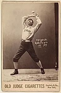 White, 3rd Base, Detroit, from the series Old Judge Cigarettes by Goodwin & Company