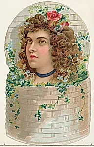 Wicker Box, from the Novelties series (N122) issued by Gail & Ax Tobacco to promote Navy Long Cut by Gail & Ax Tobacco