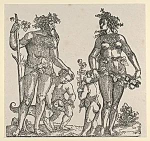 Wild Man and Wild Woman by Hans Guldenmond|Hans Schäufelein
