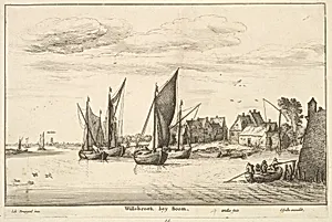 Willebroeck bey Boom by Jan Brueghel the Elder|Wenceslaus Hollar