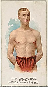 William Cummings, Runner, from World's Champions, Series 2 (N29) for Allen & Ginter Cigarettes by Lindner, Eddy & Claus|Allen & Ginter