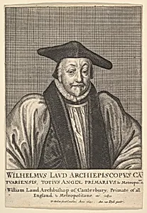 William Laud, Archbishop of Canterbury by Anthony van Dyck|William Laud|Wenceslaus Hollar