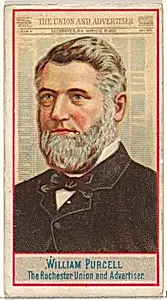 William Purcell, The Rochester Union and Advertiser, from the American Editors series (N1) for Allen & Ginter Cigarettes Brands by Allen & Ginter