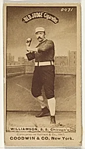 Williamson, Shortstop, Chicago, from the Old Judge series (N172) for Old Judge Cigarettes by Goodwin & Company