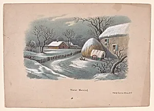 Winter Morning by Currier & Ives