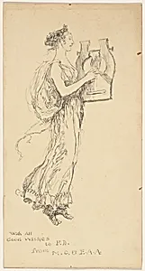 Woman with a Harp
