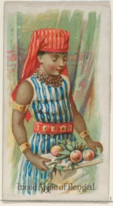 Wood Apple of Bengal, from the Fruits series (N12) for Allen & Ginter Cigarettes Brands