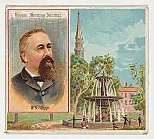 W.W. Clapp, Boston Morning Journal, Philadelphia Public Ledger, from the American Editors series (N35) for Allen & Ginter Cigarettes by Allen & Ginter