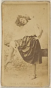 Yolande Wallace, from the Actors and Actresses series (N45, Type 8) for Virginia Brights Cigarettes by Allen & Ginter