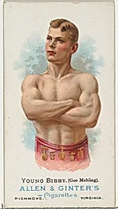 Young Bibby (George Mehling), Wrestler, from World's Champions, Series 1 (N28) for Allen & Ginter Cigarettes by Lindner, Eddy & Claus|Allen & Ginter