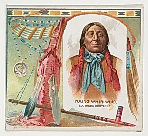 Young Whirlwind, Southern Cheyenne, from the American Indian Chiefs series (N36) for Allen & Ginter Cigarettes by Allen & Ginter