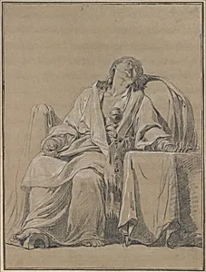 Youth Sleeping in a Chair