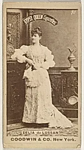 Zelia de Lussan, from the Actors and Actresses series (N171) for Gypsy Queen Cigarettes by Goodwin & Company