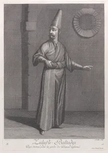 Zulufli-Baltadgi, Page destiné pour la garde des Princes enfermés, plate 10 from "Recueil de cent estampes représentent differentes nations du Levant"