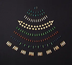 126 beads from broad collars