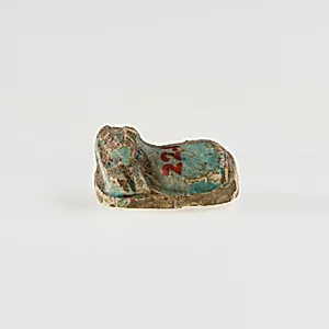 Animal-shaped Amulet Inscribed with a Blessing Related to Re