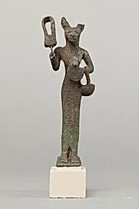 Bastet holding sistrum