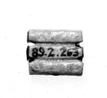 Bead of three parallel tubes