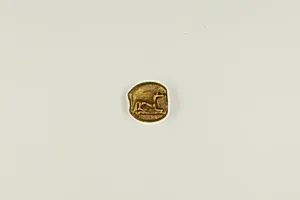Bead with a jackal
