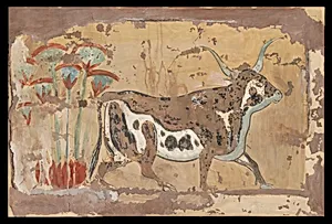 Bull in a Papyrus Swamp, Palace of Amenhotep III