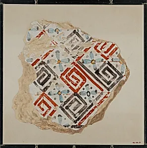 Ceiling Fragment , Tomb of Intef by Nina de Garis Davies