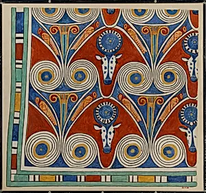 Ceiling Fragment, Tomb of Neferhotep