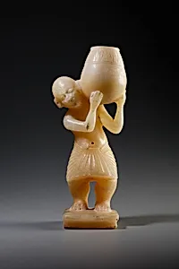 Cosmetic Vessel in the Shape of a Dwarf