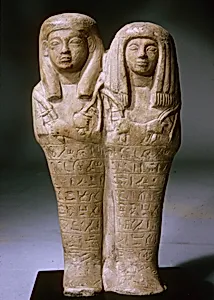 Double Shabti of Khaemwaset and Mesyt
