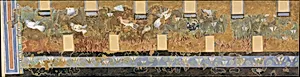 Facsimile painting from the 'Green Room' in the North Palace at Amarna by Nina de Garis Davies|Norman de Garis Davies
