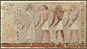 Four Foreign Rulers, Tomb of Puyemre by Norman de Garis Davies