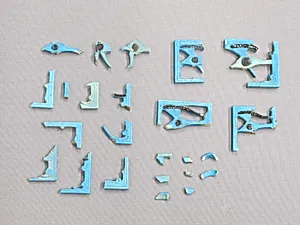 Fragments of wedjat eye amulets